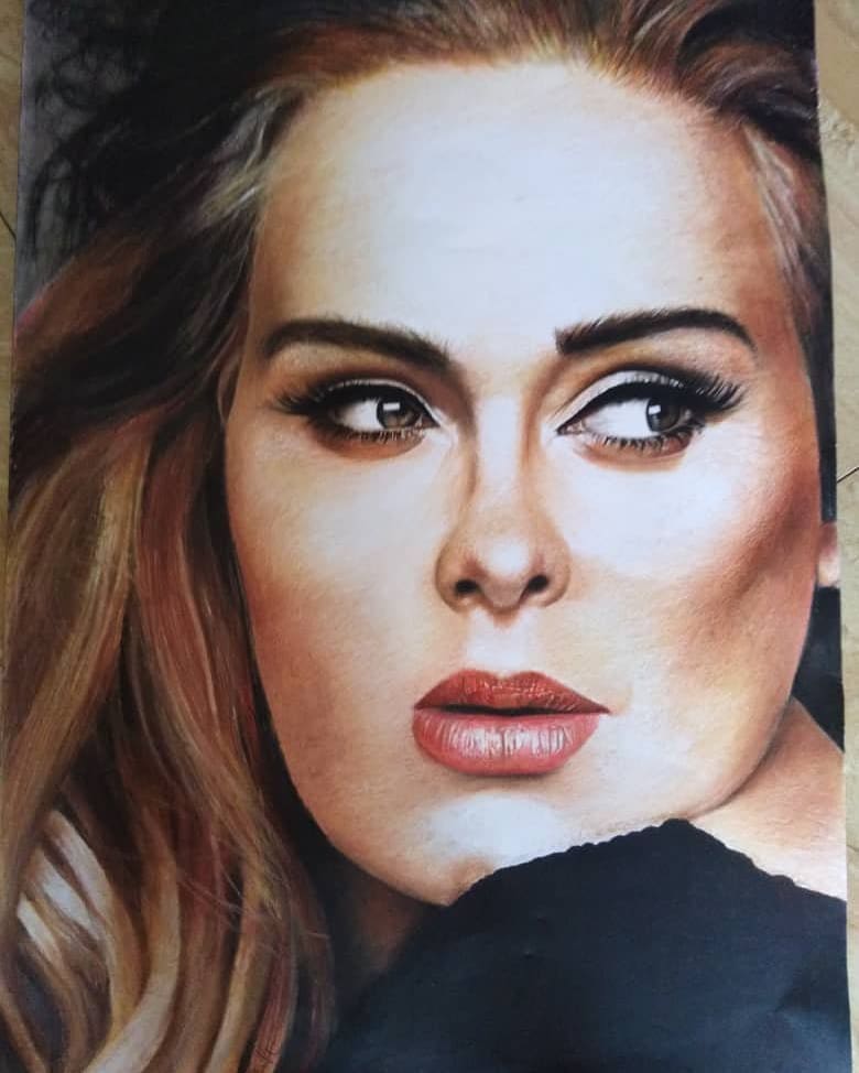 Iconic Art of Adele
