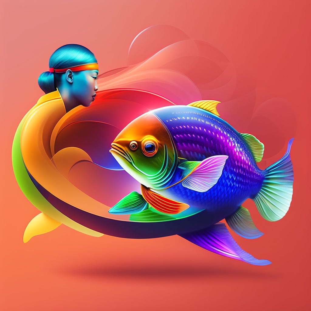 AI The Shaolin Fish Art