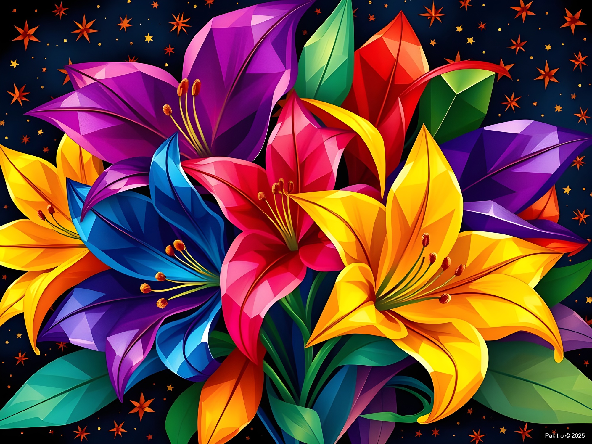 Abstract Flowers