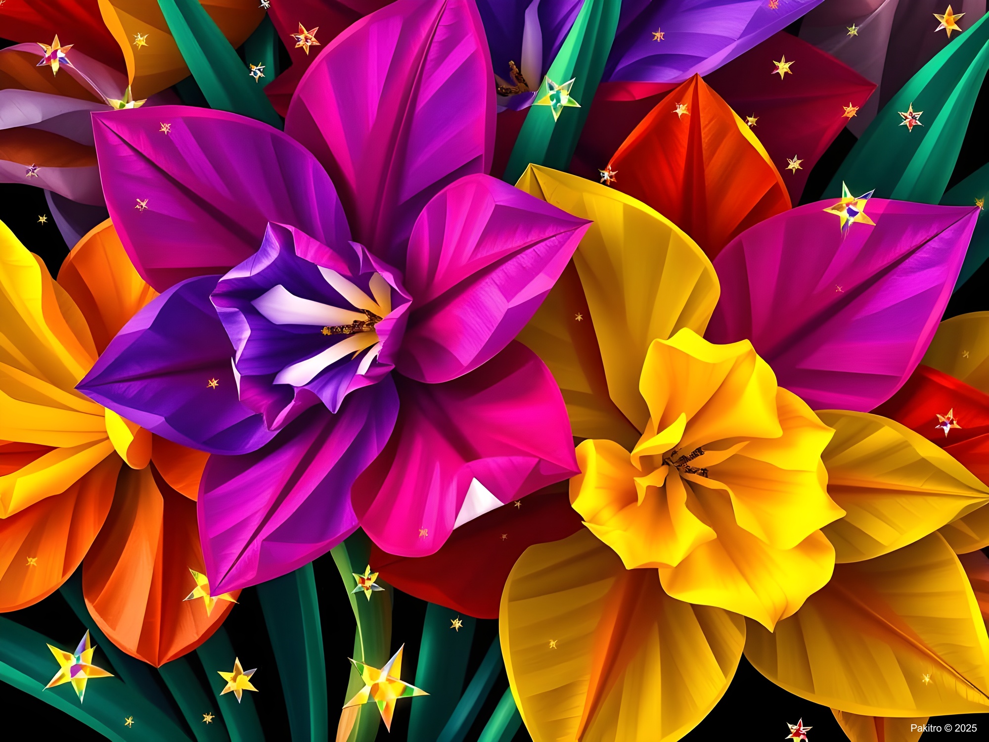 Abstract Flowers
